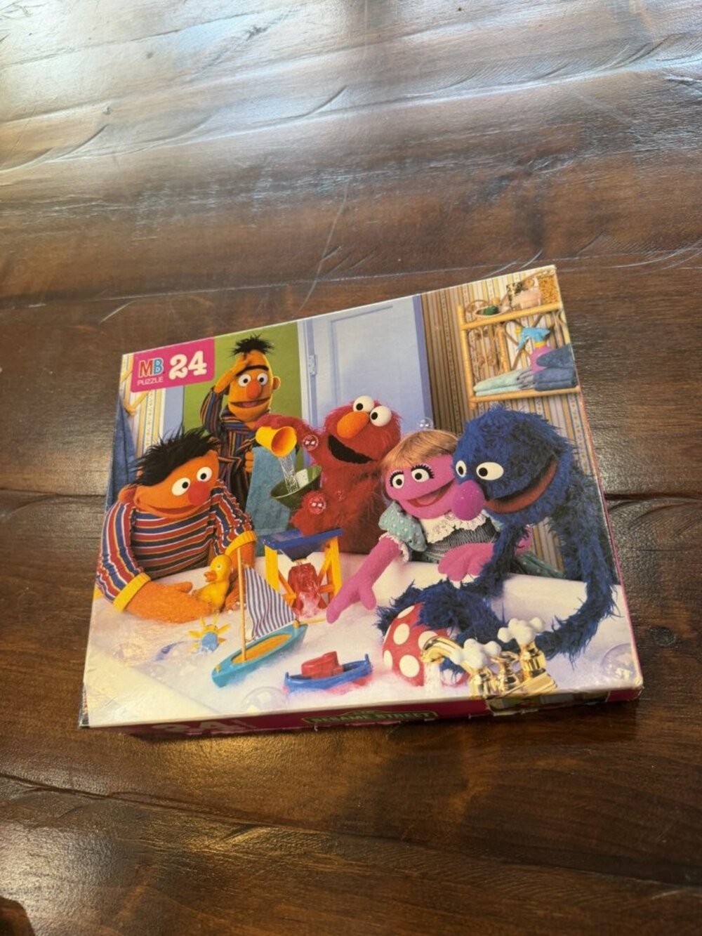 1995 Vintage Sesame Street Puzzle By Milton Bradley 24 Pieces